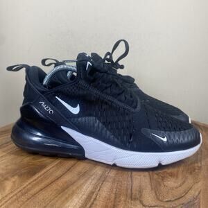 Nike Air Max 270 Womens Black White Size 7 Athletic Shoes Sneakers AH6789-001